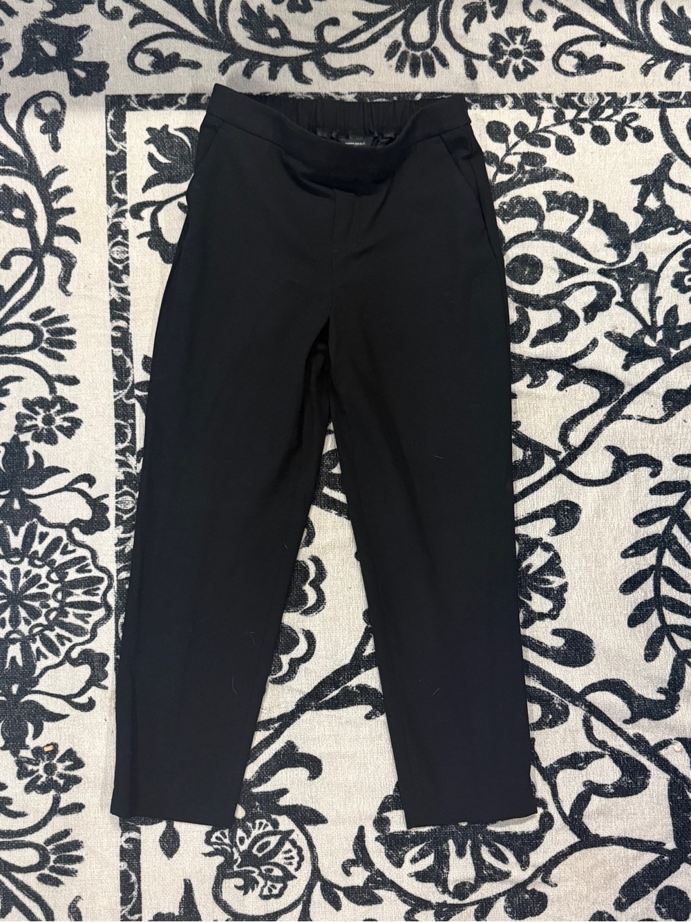 Black Women's Straight-Leg Pants